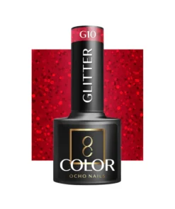 GLOSSIQ x OCHO NAILS Hybrid Nail Polish Glitter G10 – 5g | Glinsterende Gellak met Sprankelend Effect