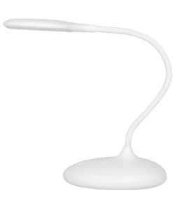 GLOSSIQ Snake LED Bureaulamp Wit – Flexibel, 3-stand Lichtkleur, USB-aansluiting