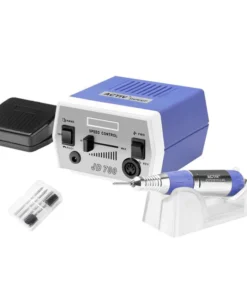 GLOSSIQ Nagelfrees JD700 Violet – 35W – 30.000 RPM – Incl. Pedal & Bitset – Twist-Lock