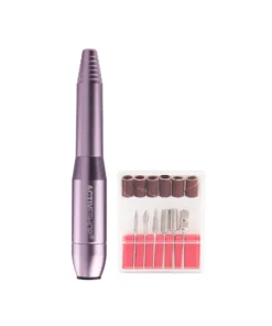 GLOSSIQ Mini PRO203 Nagelfrees – Roze – Compact – 12W – 20.000 RPM – Incl. Bitset