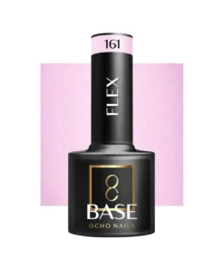 GLOSSIQ x OCHO NAILS Flex Base 161 – 5g | Zelfegaliserende Gellak met Verstevigende Rubberformule
