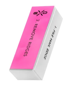 GLOSSIQ 4-Zijdige Buffer Polijstblok BR1 – 240/320/600/3000 – Nagelbuffer – 9x3,5x2,5 cm