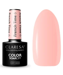 GLOSSIQ x CLARESA French Time 6 – 5g | Transparante Gellak voor Tijdloze French Manicures