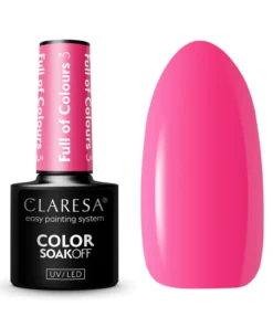 GLOSSIQ x CLARESA Full of Colours 3 – 5g | Zomerse Hybrid Gellak met Levendige Pigmentatie