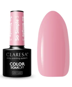 GLOSSIQ x CLARESA So Simple 3 – 5g | Zachte Hybride Gellak met Romantische Finish