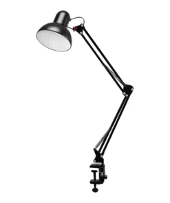 GLOSSIQ PiX 314 Behandel- en Bureaulamp – Klemarm, Verstelbaar, Zwart – Zonder lamp