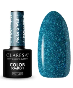 GLOSSIQ x CLARESA Make a Wish 7 – 5g | Hybride Gellak met Sprankelende Finish & Intense Kleur
