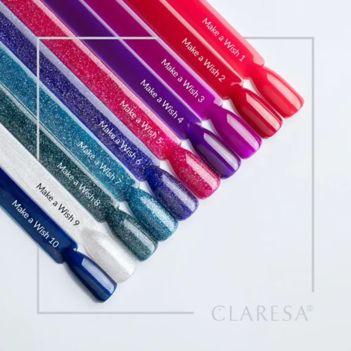 GLOSSIQ x CLARESA Make a Wish 1 – 5g | Hybride Gellak met Sprankelende Finish & Intense Kleur - Afbeelding 2