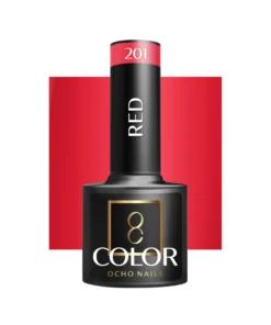 GLOSSIQ x OCHO NAILS Red 201 – 5g | Tijdloze Rode Gellak voor Elegante Manicures