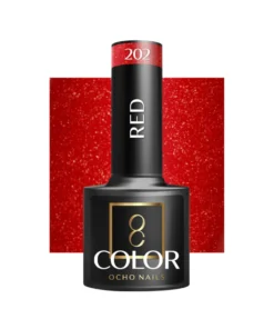 GLOSSIQ x OCHO NAILS Red 202 – 5g | Tijdloze Rode Gellak voor Elegante Manicures