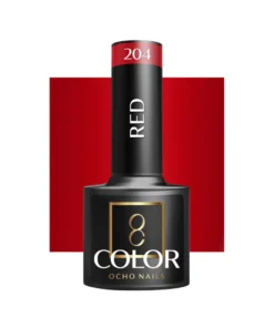 GLOSSIQ x OCHO NAILS Red 204 – 5g | Tijdloze Rode Gellak voor Elegante Manicures