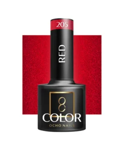 GLOSSIQ x OCHO NAILS Red 205 – 5g | Tijdloze Rode Gellak voor Elegante Manicures