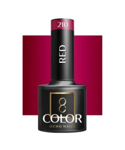 GLOSSIQ x OCHO NAILS Red 210 – 5g | Tijdloze Rode Gellak voor Elegante Manicures