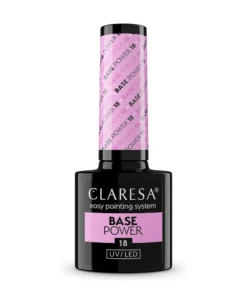 GLOSSIQ x CLARESA – Base Power 18 – Professionele Basisgel voor Sterke & Natuurlijk Uitziende Nagels
