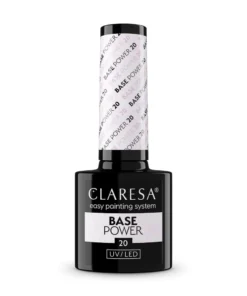 GLOSSIQ x CLARESA – Base Power 20 – Professionele Basisgel voor Sterke & Natuurlijk Uitziende Nagels