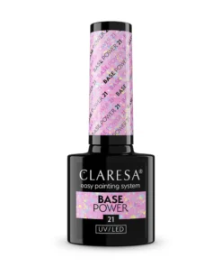 GLOSSIQ x CLARESA – Base Power 21 – Professionele Basisgel voor Sterke & Natuurlijk Uitziende Nagels